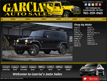 Tablet Screenshot of garciasautos.com